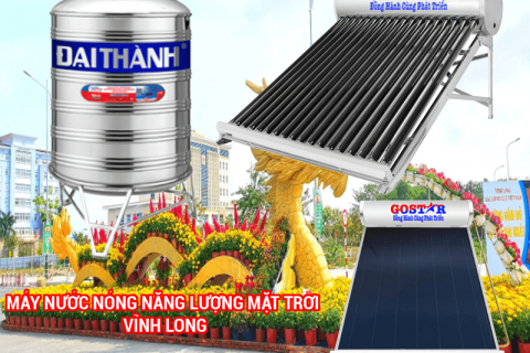 Máy Nước Nóng Năng Lượng Mặt Trời Vĩnh Long | Tiết Kiệm Điện, An Toàn, Bền Bỉ