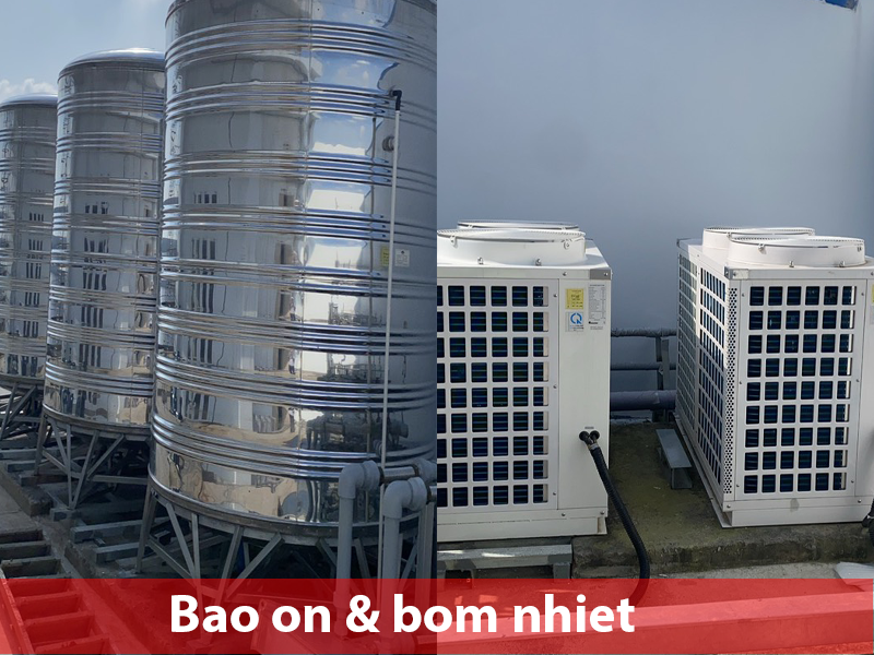 Bình bảo ôn và bơm nhiệt