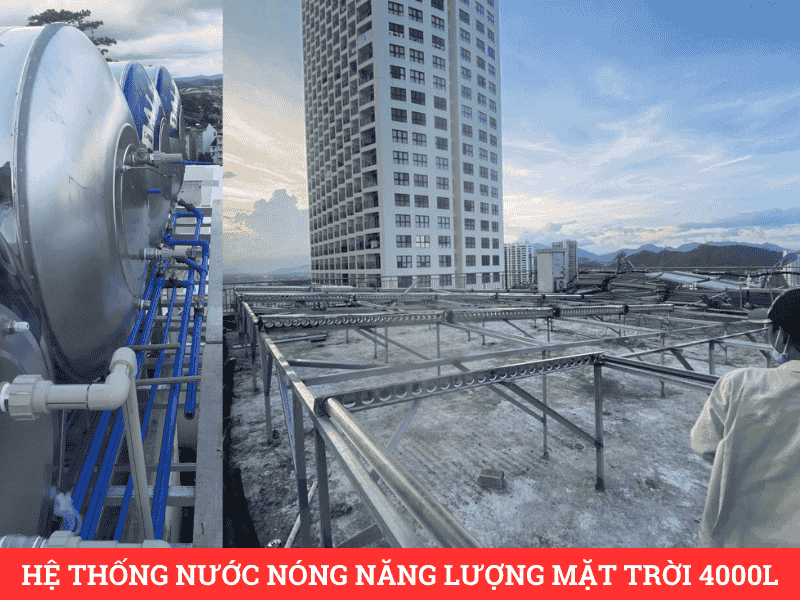 Hệ thống nước nóng năng lượng mặt trời công nghiệp