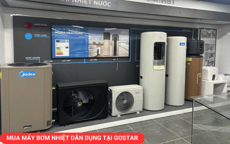 Mua máy bơm nhiệt dân dụng tại gostar