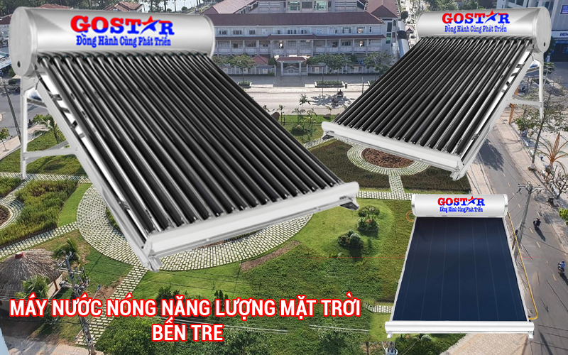 Máy nước nóng năng lượng mặt trời tại bến tre