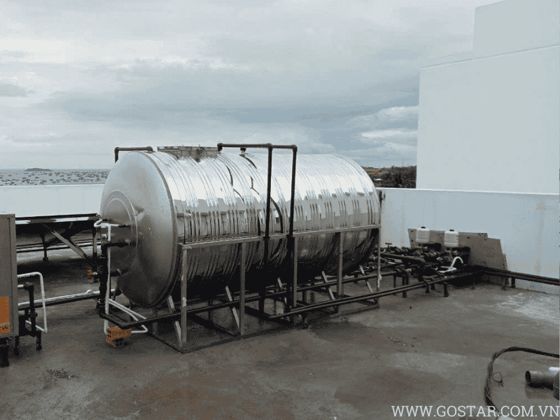 Bồn bảo ôn giữ nhiệt cho hệ thống nước nóng năng lượng mặt trời