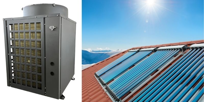 Bơm nhiệt và hệ thống thu nhiệt ống chân không