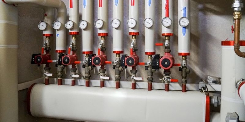 Hệ thống bơm tuần hoàn hồi nước nóng về bồn bảo ôn