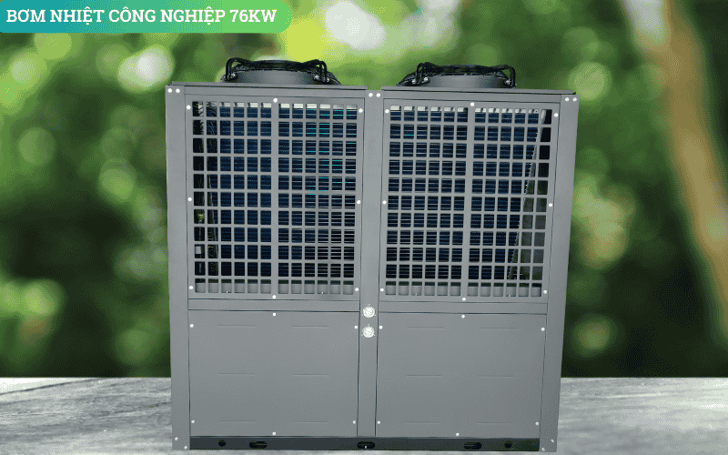 Bơm nhiệt công nghiệp 76kw 