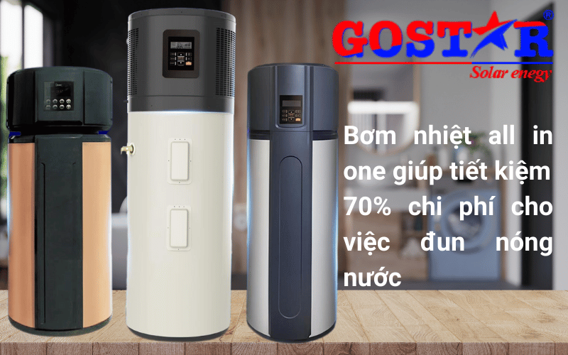 Lợi ích của máy bơm nhiệt all in one