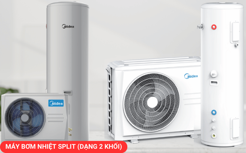Máy bơm nhiệt split 2 khối