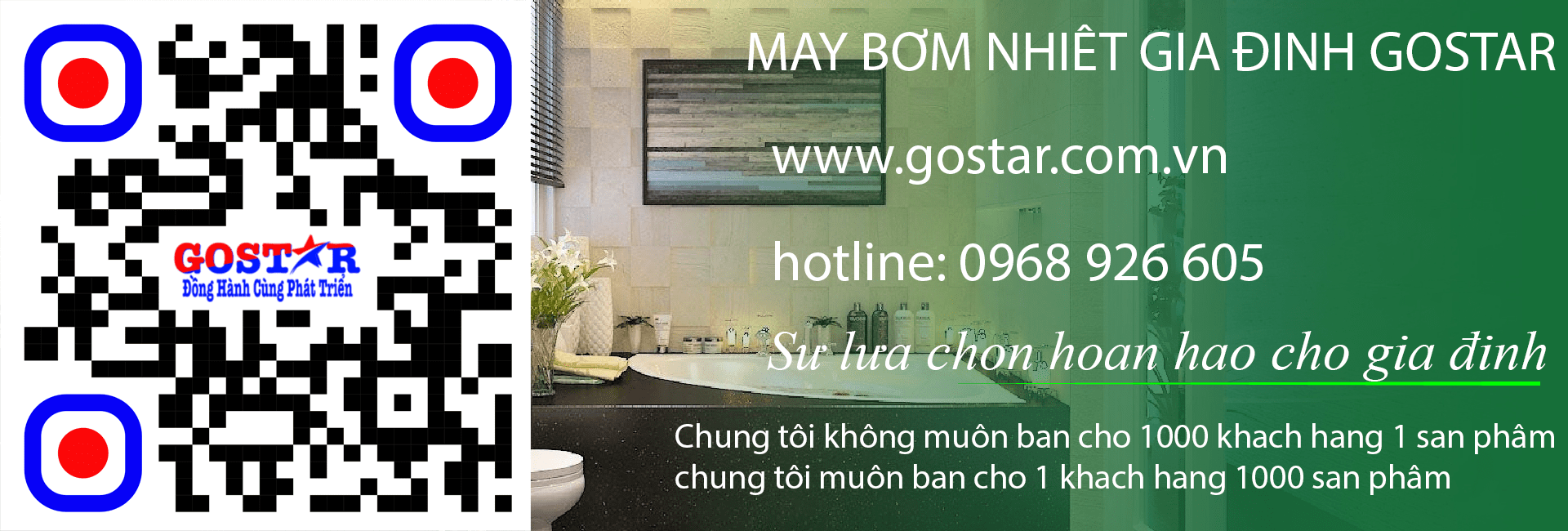 Máy bơm nhiệt gia đình gostar