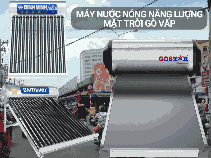 Máy nước nóng năng lượng mặt trời Gò Vấp