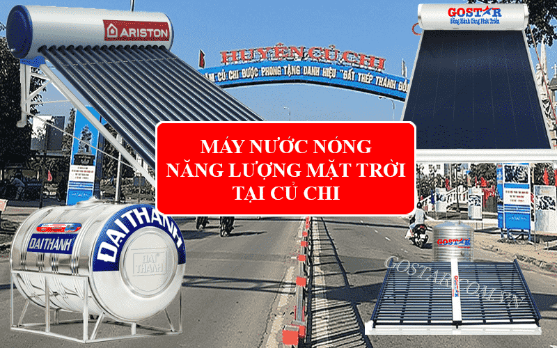 Máy nước nóng nặng lượng mặt trời tại củ chi