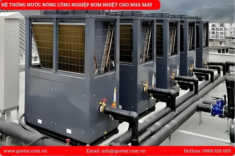 hệ thống bơm nhiệt công nghiệp cho bệnh viện