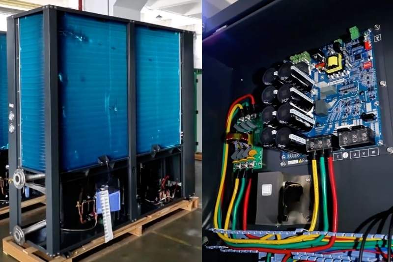 Cấu tạo bơm nhiệt công nghiệp