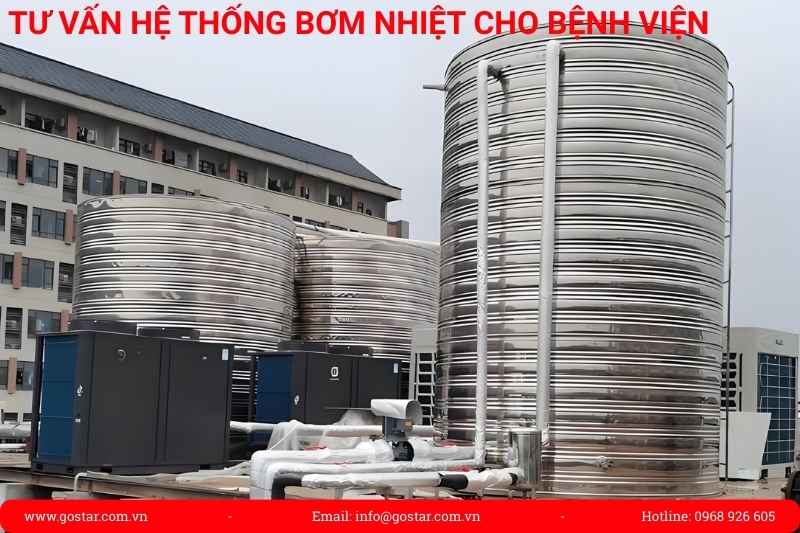 Giải pháp bơm nhiệt cho bệnh viện