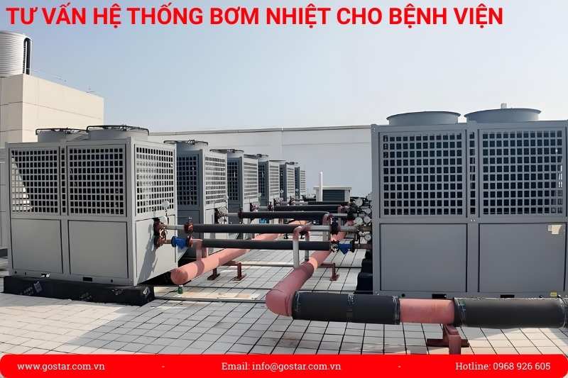 Giải pháp bơm nhiệt cho bệnh viện