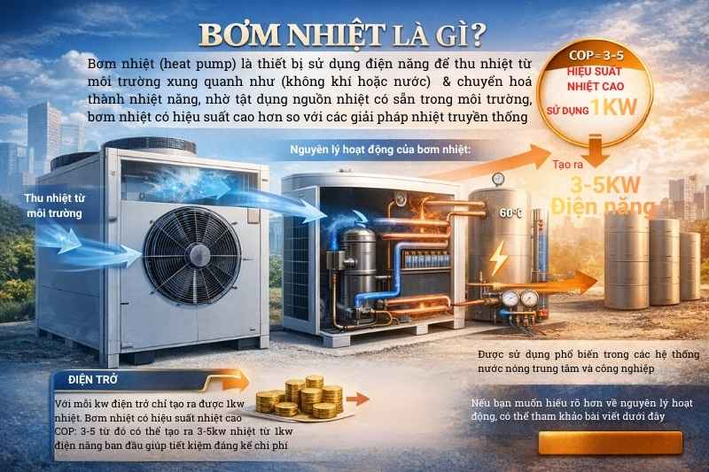 Bơm nhiệt là gì?