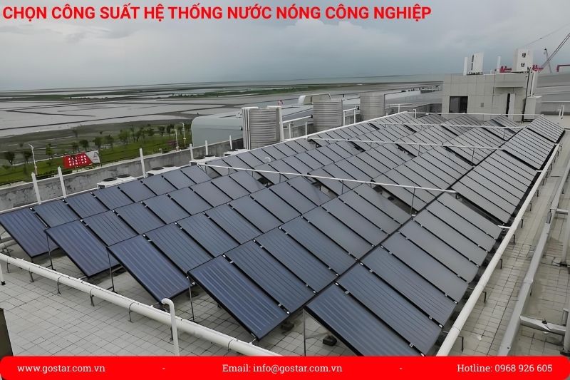 Cách tính công suất hệ thống nước nóng công nghiệp