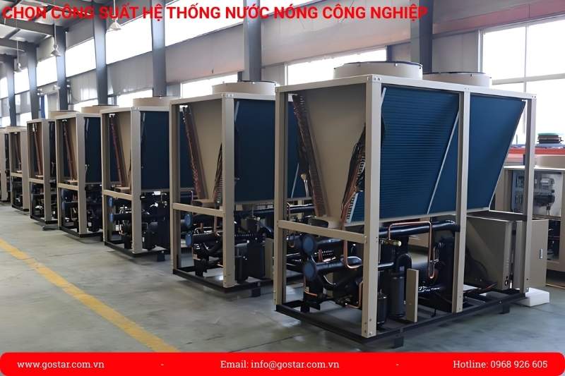 Cách tính công suất hệ thống nước nóng công nghiệp