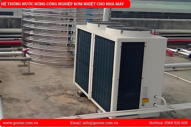 Hệ thống nước nóng công nghiệp cho nhà máy thực phẩm