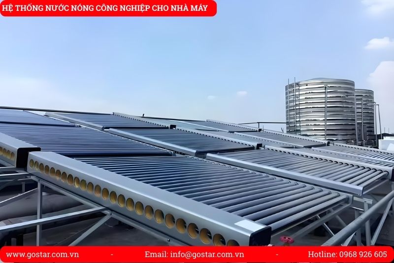 Hệ thống nước nóng công nghiệp bơm nhiệt cho xưởng dệt