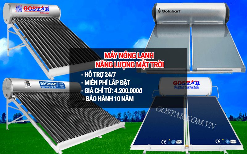 Máy nóng lạnh năng lượng mặt trời