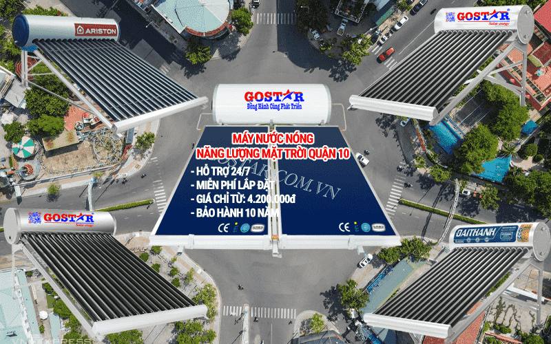 Máy nước nóng năng lượng mặt trời quận 10
