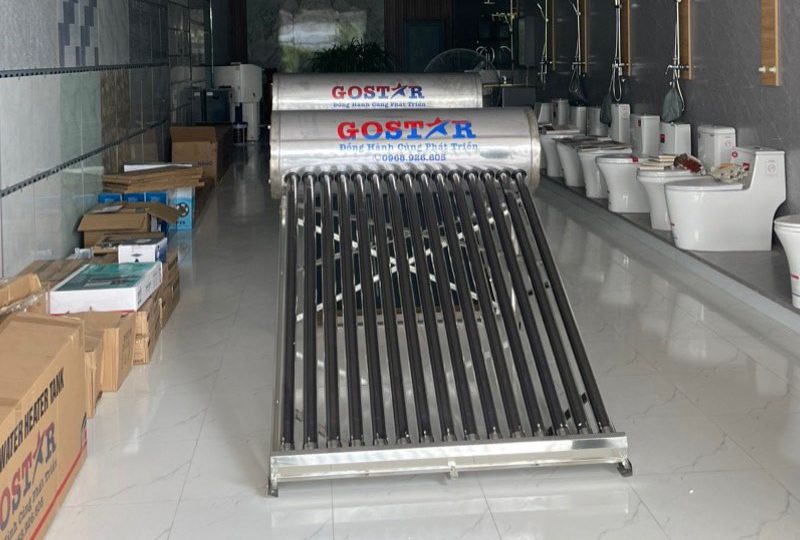 Giá trọn bộ Máy nước nóng năng lượng mặt trời gostar