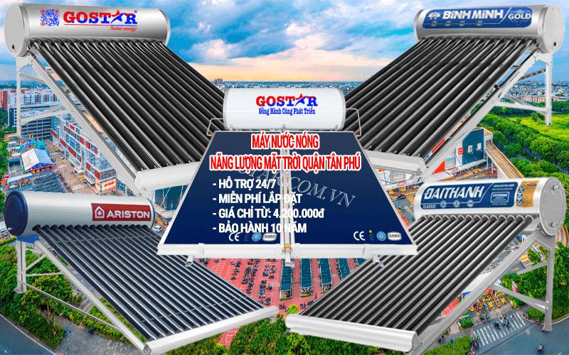 Máy nước nóng năng lượng mặt trời quận Tân Phú