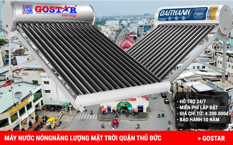 Máy nước nóng năng lượng mặt trời Thủ Đức