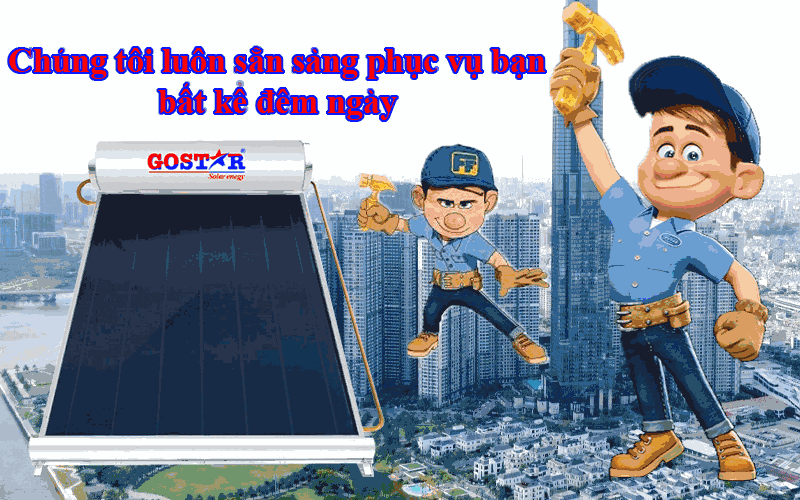 Sửa máy nước nóng năng lượng mặt trời Quận 3 tận nơi chuyên nghiệp