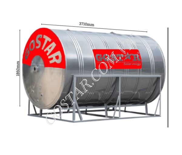 Bồn bảo ôn công nghiệp 8000L ngang Gostar