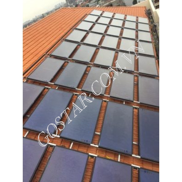 Hệ thống nước nóng năng lượng mặt trời công nghiệp tấm 